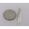 Wholesale Charms Sterling Silver 3d Surfboard charm