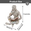 Cyrank Reading Woman Figurine Decoration for Shelf, Small Reading Women