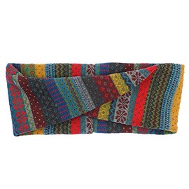 Invero, Merino Headband Tara, 100% Wool (Anthracite, One Size)