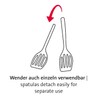 Westmark Double Spatula/Grill Tongs, Length: 27.5 cm, Die-cast aluminium, Duetto,