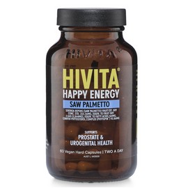 Hivita Happy Energy Saw Palmetto 60 Capsules (expiry 6/26)