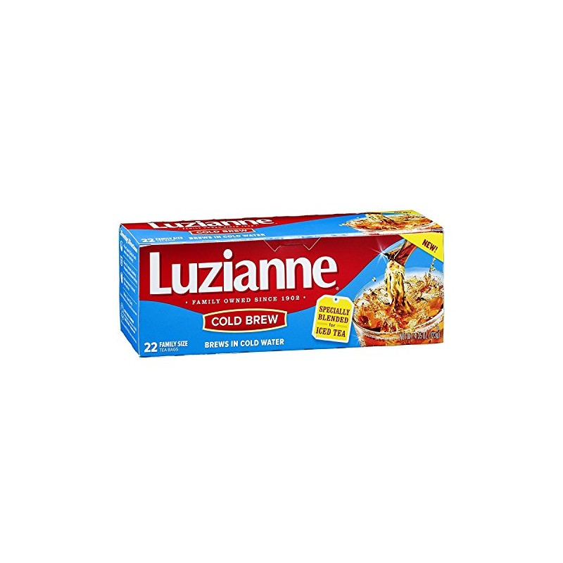 Luzianne Cold Brew Tea Bags , 22 CT (Pack of