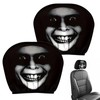 AJNZAU Pack of 2 Headrest Covers, Funny Car Headrest Covers
