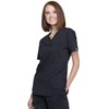 Cherokee Women Scrubs Top Workwear Revolution Tuckable V-Neck O.R WW657,
