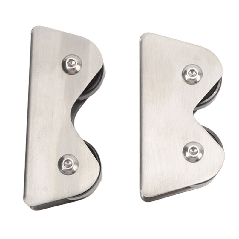 2Pcs Pool Billiard Cue Roller Stainless Steel Billiard Cue Straightness