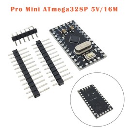 2PCS Pro Micro 328P 5V 16MHz Bootloadered, IDE Micro USB Pro Micro Development Board Microcontroller, Micro USB Development Board Module Microcontroller for Arduino