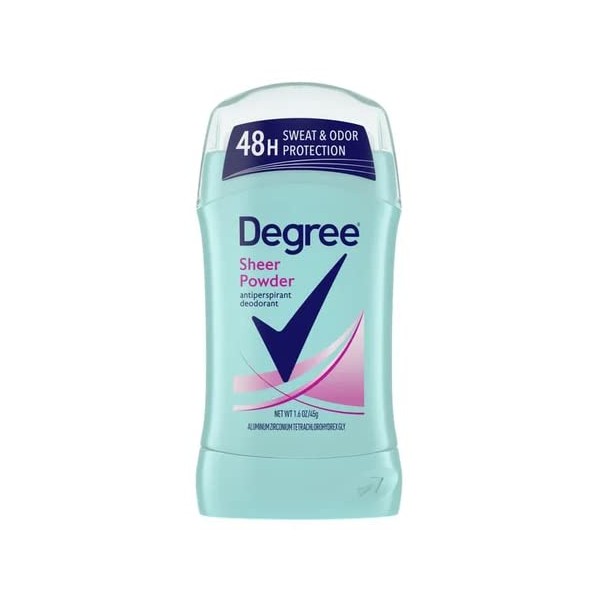 Degree Women Sheer Powder Anti-Perspirant & Deodorant 1.6 oz (Pack of 6)