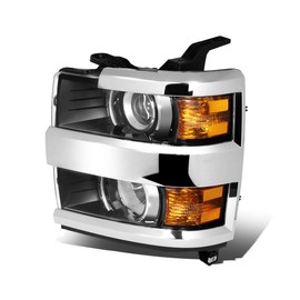 Auto Dynasty GM2502416 OE Style Left Driver Side Projector Headlight Lamp Compatible with Chevy Silverado 2500HD 3500HD 15-19