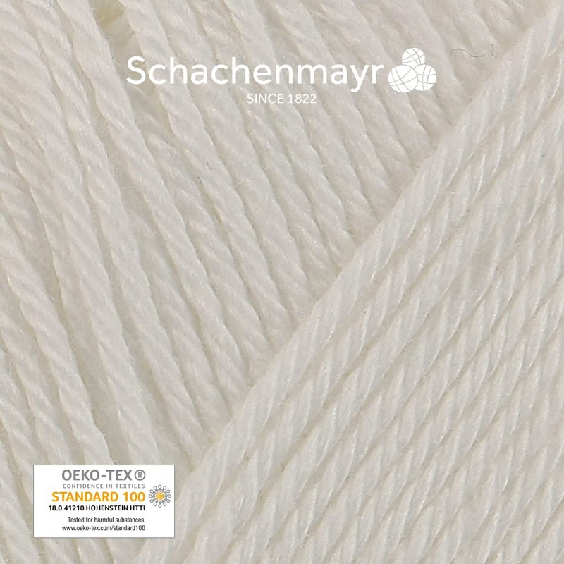 Schachenmayr Catania Hand Knitting Yarn, 50 g, White