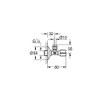 GROHE Angle Valves Neutral Handle Angle Valve 1/2" Supersteel 22037DC0