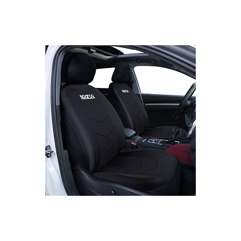 SPARCO SPS431BK 9 piece Seat Cover Set Black