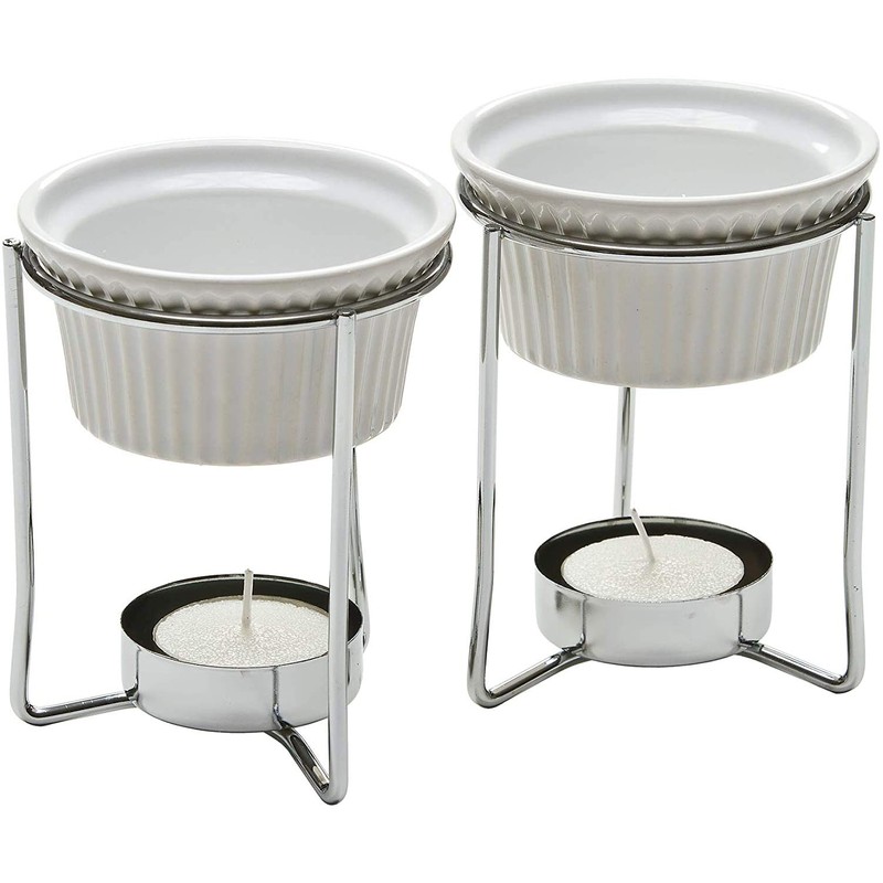 PrepWorks by Progressive 5-Ounce Ceramic Butter Warmer Home Fondue Set