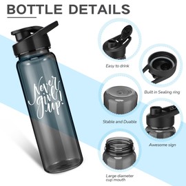 Rtteri Thank You Gifts Employee 24 oz Plastic Water Bottles Bulk Teacher Appreciation Gift for Nurse Team Staff Coworker First School Gift(Colorful)