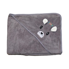 Ioly's Hooded Baby Bath Towels for Newborn Essentials (Large) Towel with Hood for Kids Babies Toddler Infant 41" x 41" Baby Towels with Hood Cosas para Bebes recien nacidos Baby Bath Items (Grey)