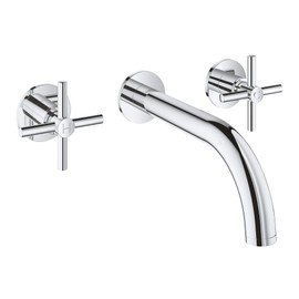 GROHE 20173003 Atrio 8″ Widespread Two-Handle Bathroom Faucet M-Size, Starlight Chrome