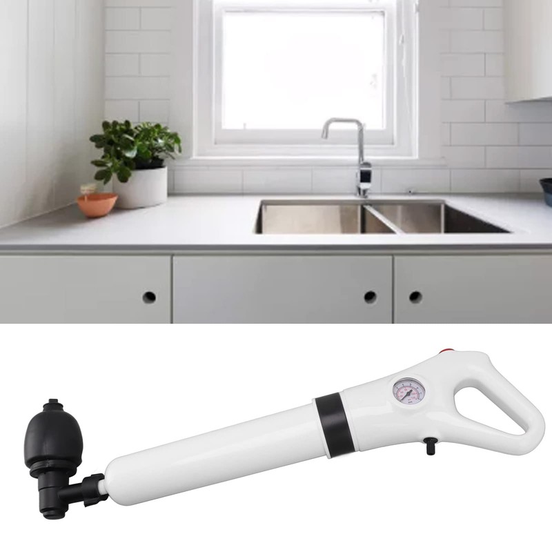 Electric Toilet Plunger, Pneumatic Drain Dredger Manual Dredging Tool for