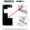 Gbodyparts 83-84 Hurst/Olds 4 Speed Lightning Rod Shifter METAL Plate