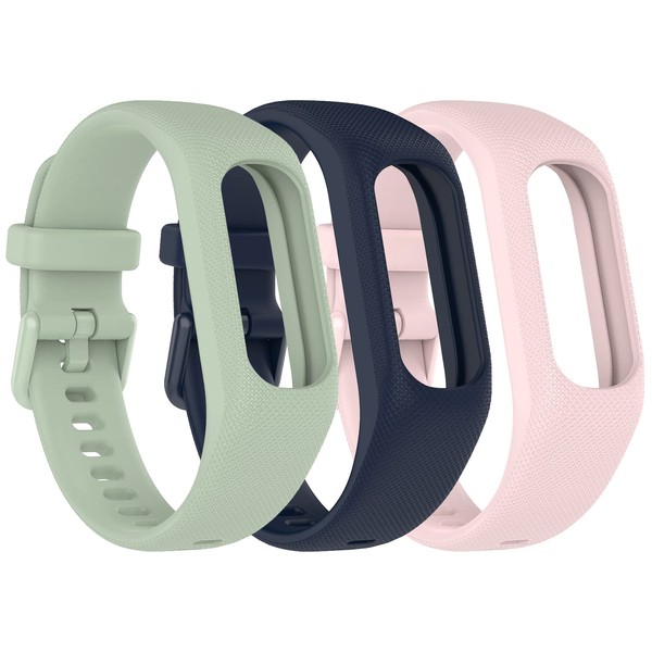 Gheper Soft Silicone Bands Compatible with Garmin Vivosmart 5 Straps
