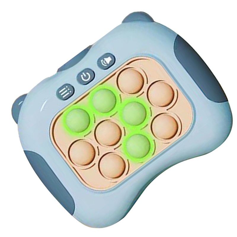 Quick Push Bubbles Game Toy Educational Decompression Light Up Pop