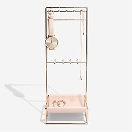 Stackers Gold & Pink Jewellery Display Stand with Scoop