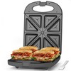 Baker’s Friend Breakfast Sandwich Maker, 4 Slices of Panini Grill