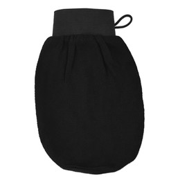 MERRYHAPY Exfoliating Bath Glove for Men and Women Dead Skin Remover Shower Scrubber and Stretchy Easy to Clean Soap and Shower Gels Black Color