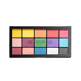Makeup Revolution Paleta recargada, paleta de sombra de ojos de maquillaje, incluye 15 tonos, dura todo el día, vegana y libre de crueldad, mate...   