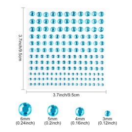 Meafeng Gem Stickers, 14 Colors, Self Adhesive, Bling Rhinestone Jewels, Stick on Gems for Face Makeup, Body, Nails, Festivals, Crafts, Weddings Embellishments (14 Sheets, 2310 PCS)