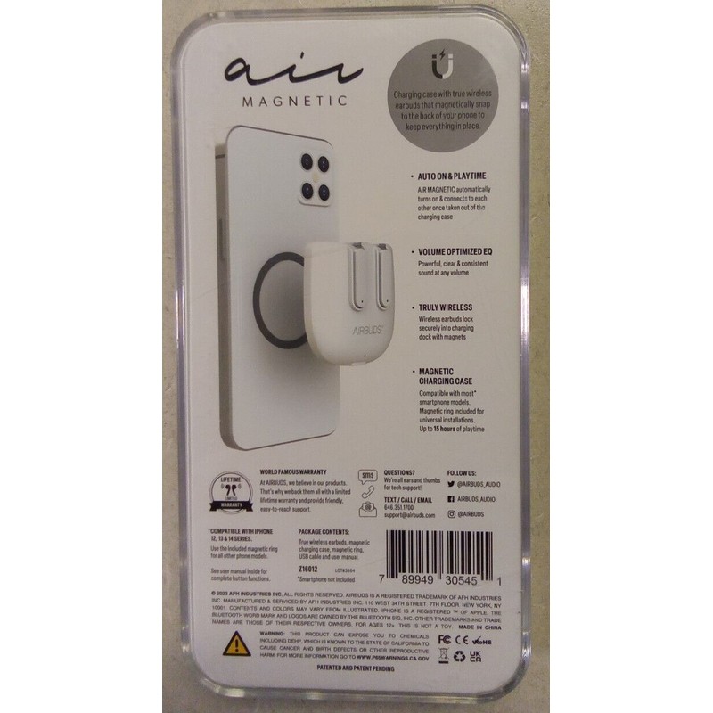 Airbuds Air Magnetic Airbuds Earbuds True Wireless Earbuds NEW