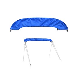 SoGuDio Bimini Top Cover，Suitable for 3-4 Bows Bimini Tops，Effectively Prevent The Erosion of UV, sea Water and sea Breeze in Summer，Storage Boot （Navy Blue XL:81-101IN）