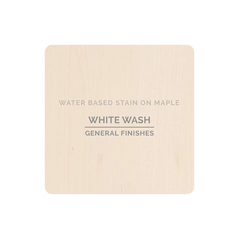 General Finishes Water Based Wood Stain, 1 Gallon, Whitewash