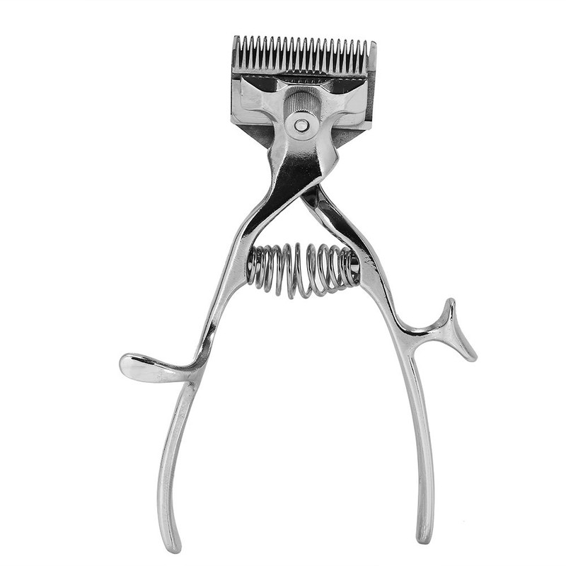 YUMILI Stainless Steel Manual Hair Cutting Tool, Hand Push Hair