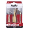 kwb Step Drill Bit Set with Milling Drill Bit 1