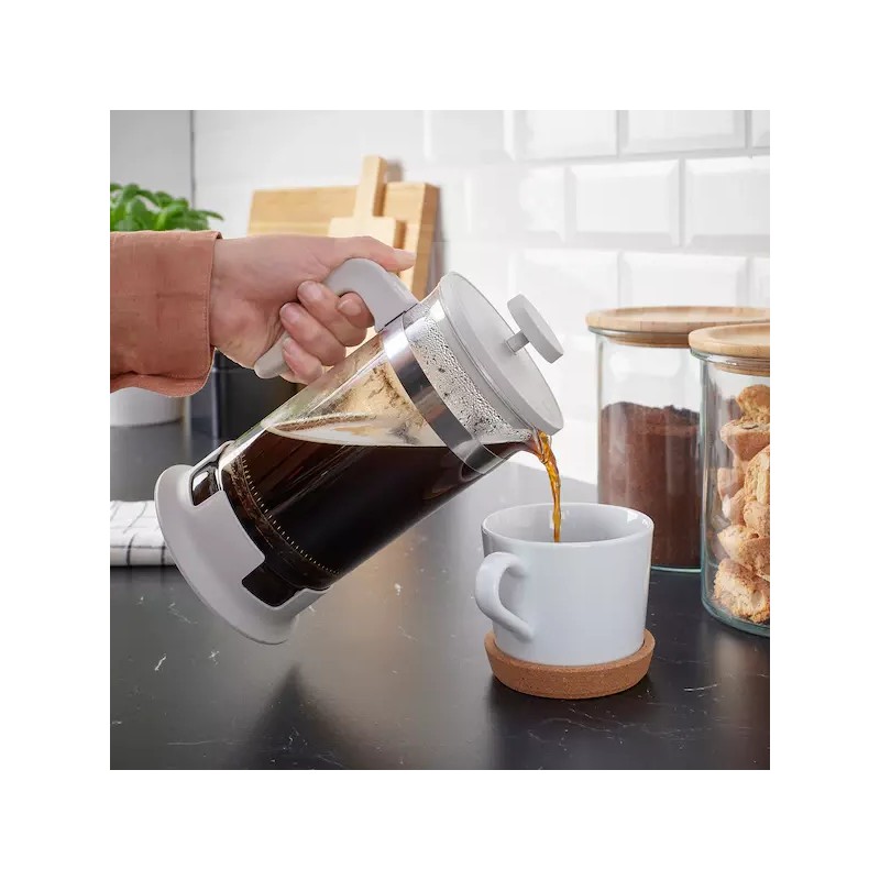 IKEA UPPHETTA Coffee Tea Maker Glass Stainless Steel French Press