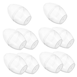 VICASKY 10pcs Beauty Egg Dustproof Makeup Sponge Storage Box Powder Puff Holder for Travel Portable Cosmetic Puff Case