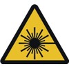 Laser Beam Warning Sticker Diameter 5 cm in Accordance with