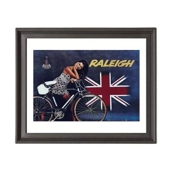 Bicycle Raleigh - Picture Frame 8x10 inches - Poster -