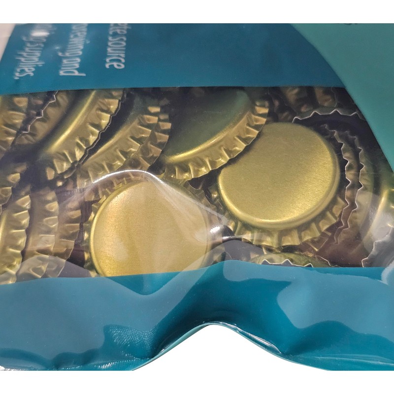 RiteBrew - Gold Oxygen Absorbing Bottle Caps - 144 pcs