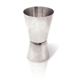 VIN BOUQUET Economic Jigger Double Ended Jigger, Silver, 13667