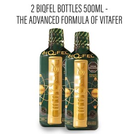 X10 Multivitamin Supplement for Men & Women Natural Fitness - 500ml Bottles:_2 Bottles BIQ-FEL 500ml