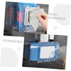 BUGUUYO Bathroom Wipes Storage Box 2pcs Wall Mount Tissue Holder