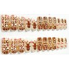 Dreaming Of Gingerbread Glossy Medium Square Press On Nails -