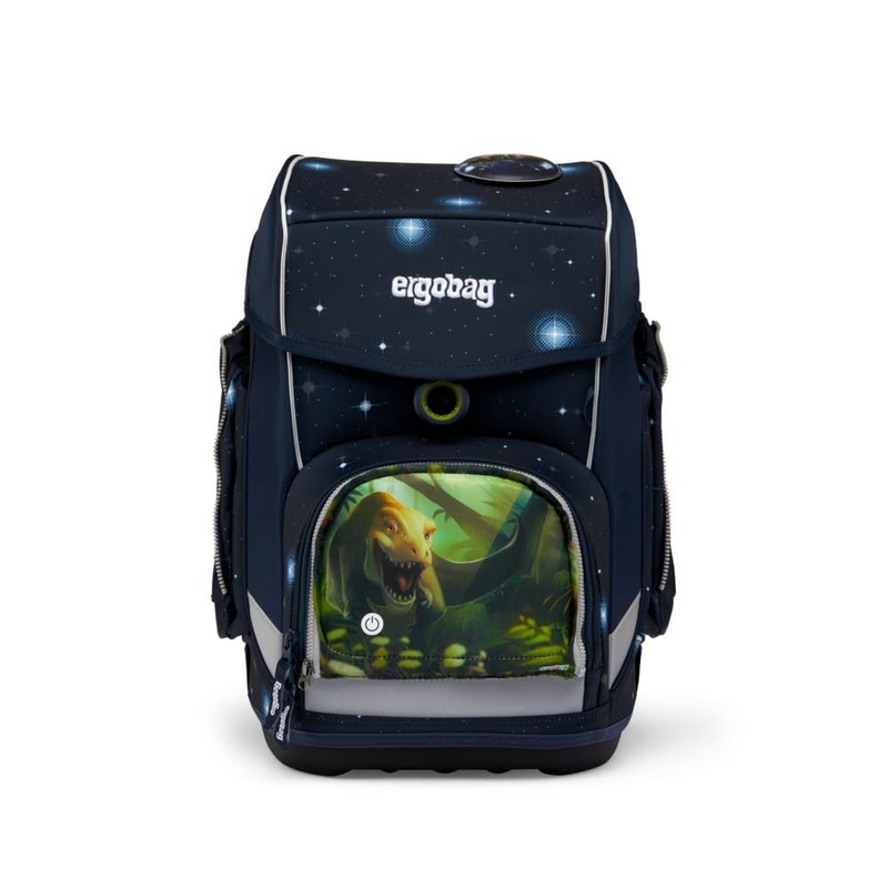 ergobag LED Zippies School Bag Accessory Front Pocket Motif Worlds