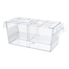 Aquarium rearing tank, acrylic fish breeding box with suction cups,