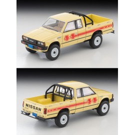 Tomica Limited Vintage Neo LV-N321a Nissan Truck 4X4 King Cab Yellow North American Specifications Finished Product