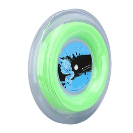 VGEBY Cuerda de Tenis, Carrete de Cuerda de Tenis de 200 M/656,17 Pies Elegante Diseño Verde Fluorescente de Poliéster de Raqueta de Ideal para Entrenar