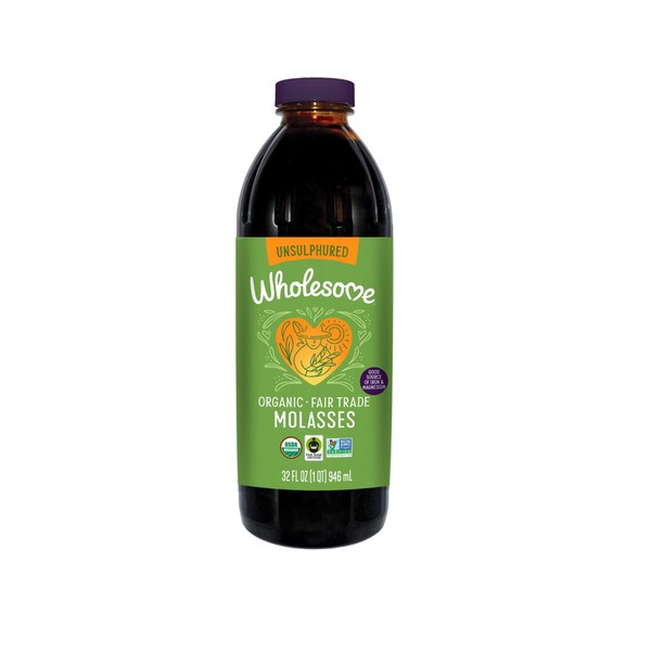 Wholesome Sweeteners Organic Molasses, 32 fl oz (Pack of 3)