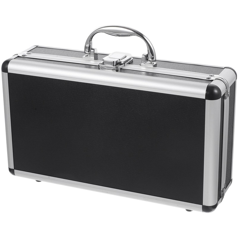 COHEALI Aluminum Alloy Lockable Toolbox 11.81 Inch Portable Tool Organizer