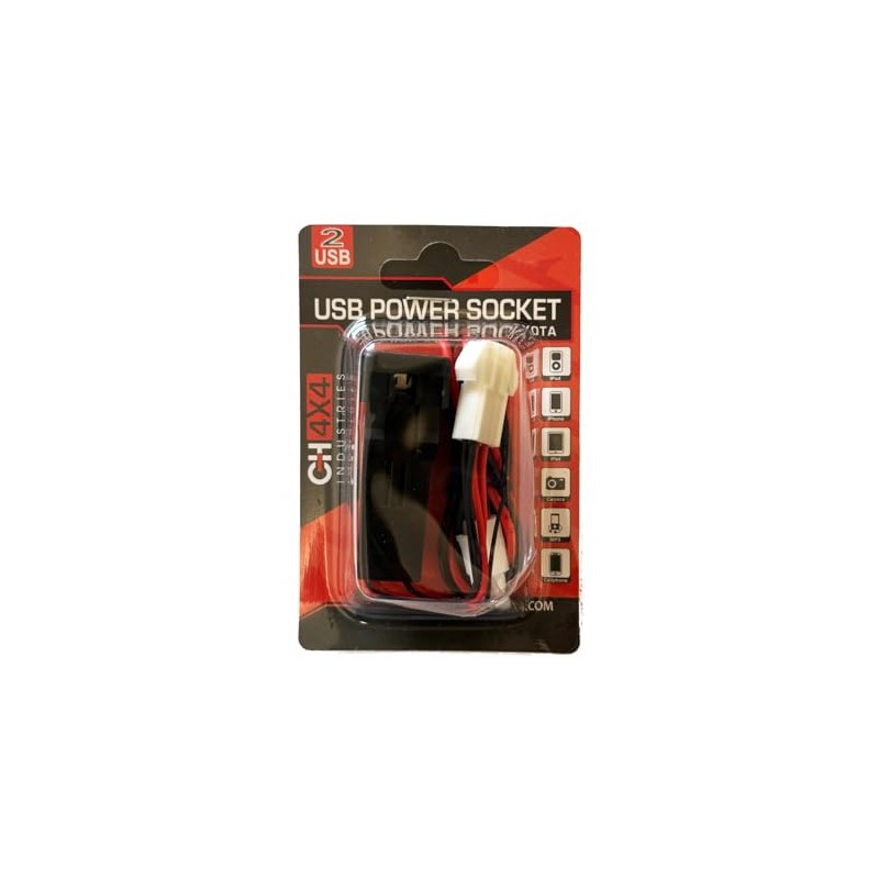 CH4X4 Quick Charge 3.0 Small USB + PD Power Socket