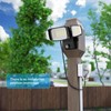 Olafus 80W Plug in Flood Lights Dusk to Dawn Outdoor